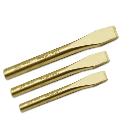 Explosion Proof Flat Shovel, Hexagonal Circular Flat Shovel, Copper Alloy Spark Free Flat Chisel, Flat Mouth Flat Chisel