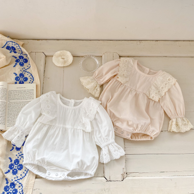 Baby Clothing Autumn High Quality Baby Lace Long Sleeve Jumpsuit Fashion Beautiful 2025 New Product
