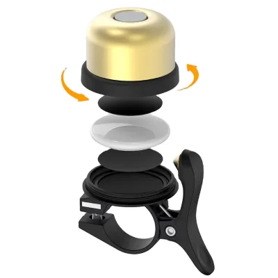 Outdoor Locators Anti-Theft Scooter Bell Road Bike Hidden Apple Air Tag Mini Bell Airtag Bicycle Bell for Airtag