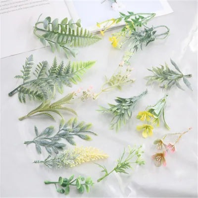 Wholesale Nordic Halloween Eco-Friendly Artificial Leaf Plant Garland Ornament Mini Size Indoor Decoration