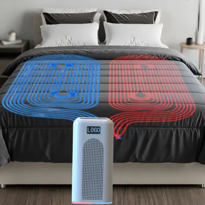 Customized Water Circulation Cold Blanket Dual Zone Control Heating and Cooling Blanket for Hot Sleepers