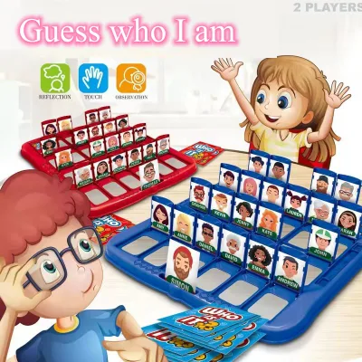 Hot Selling Educational Board Game Toys Guess Who I Am Featuring Character Animals and Fruits for Play and Learning