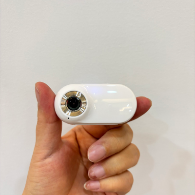 White Color Thumb Camera Digital Video Cat Collar Camera 1080P Personal Voice Recorder