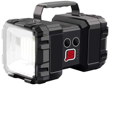 4 Modes High Lumen Long Standby Waterproof LED Flashlight USB Charging Camping Hiking Led Spotlight Flashlight