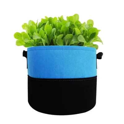 Free sample dual color three-dimensional grow bag 200 heavy duty 400G thick high quality grow bags