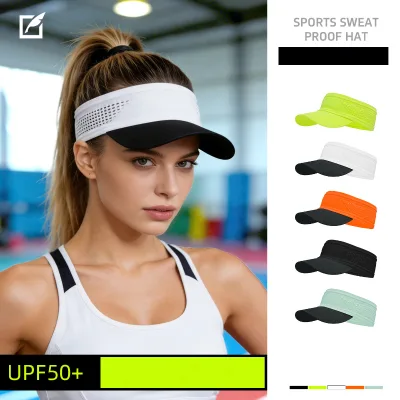 HECION Outdoor Sports Quick-Dry Open-Top Hat for Men and Women: Ultra-Lightweight, Moisture-Wicking Running Headband, Foldable