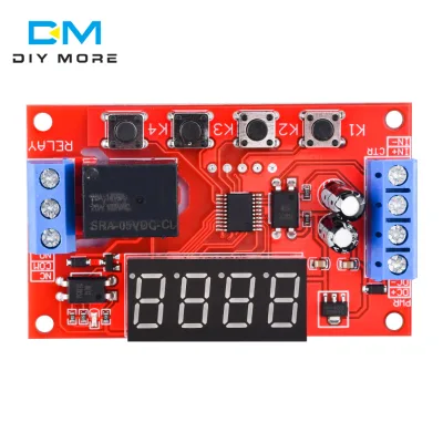 DC 12V 10A Adjustable Time Delay Relay Module 32 Functions Digital Timing Relay Delay Trigger Switch Timer Control Switch