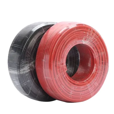Solar Panel 6mm2 PV Cable DC Solar Wire for Rooftop Solar Panel Power Connection Factory Supply