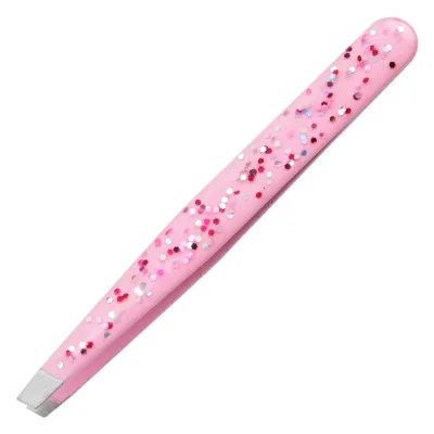 Customized Professional Beauty Device Fiber Tip Eyelash Tweezers Cosmetics Lash Tweezers