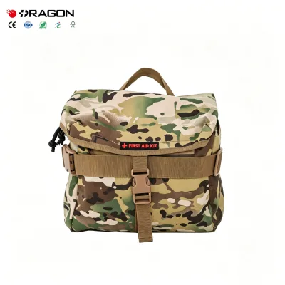 Dragon Tactical Trauma First Aid Kit IFAK Professional Emergency Medical Bag with CAT Tourniquet Chest Seal for Outdoor Survival