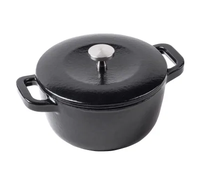 Enameled Cast Iron Dutch Ovens Slow-cook, Roast, Simmer, Bake, Marinate, and Store with  Steel Knob and Sturdy Dual Handles