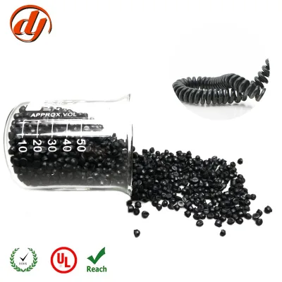 Black Price Cheap Pvc Dard Plastic Granule Compound Particles High Filling Extrusion Wire and Cable Raw Material Plastic Granule