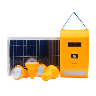 8W Solar Light Kits with 4pcs LED Bulbs Grid Portable Solar Small Lighting System Home Power Energy Solar Power Bank /