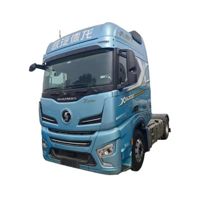 Shacman X6000 4x2 560hp Used Tractor Truck Left Hand Drive Light Weight Chassis 400l Tank for Container Port Transport