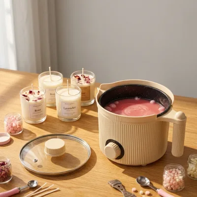 Factory Wholesale Wax Heating Melter Quick Heat Non-Stick Interior Wax Warmer Pot Multifunctional Melting Equipment