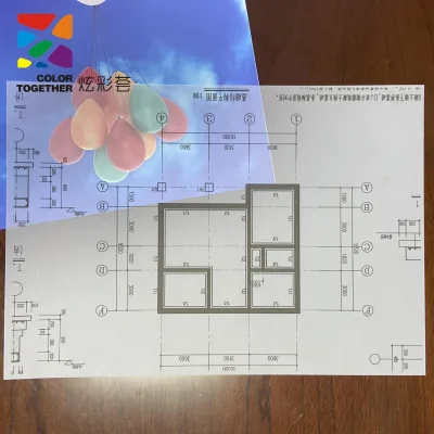 Translucent Drafting Film Cost-Effective CAD Plotter Film Superior Print Quality for Blueprints & Schematics