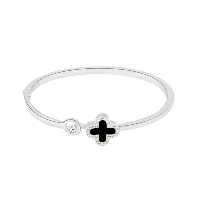 New Style Diamonds Alloy Hand Chain Fashion Ornaments Super FlickerSimple Four Leaf Bracelet