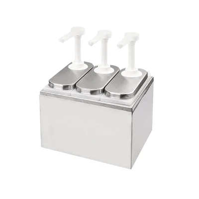 Single Pot Electric Stainless Steel Bain Marie 4L Capacity Cheese Hot Chocolate Dispenser Fudge Buttery Topping Chili Tomato