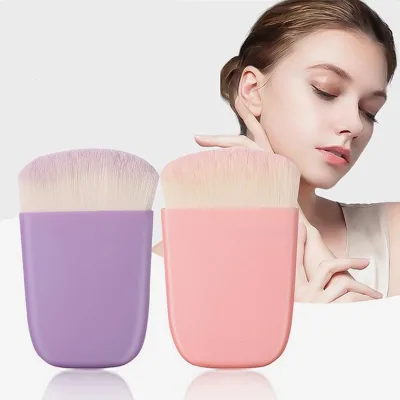 Professional Body Cosmetics Flat Brush Label Large Body Cosmetic Foundation Brushes Concealer Brush Makeup