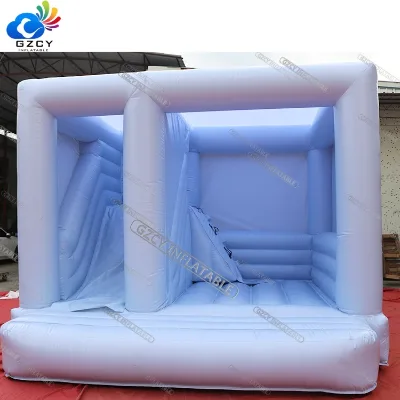 Commercial PVC Material Inflatable Castle Jumper Bouncer Bouncy House with Slide for Party Rentals