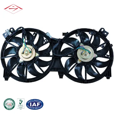 High Quality CHIN LANG Radiator Cooling Fan Model CL-4115C 21481-JA000 for Nissan ALTIMA 2007-2010 12V 12-Month Warranty