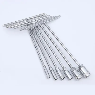 ODM OEM New Arrival DIY Grade Carbon Steel Socket Wrench Labor-Saving T-Wrench with Chrome Finish for Motorbike & Car Workshop