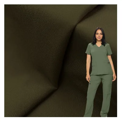 Multicolor Anti-pill Woven Twill Stretch Rayon/polyester Scrubs Fabric for Medical Uniform