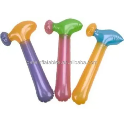 PVC Hammer Inflatable Toy,Factory Wholesale Price Cheap.PVC Kid Inflatable Gift.Different Color and Size