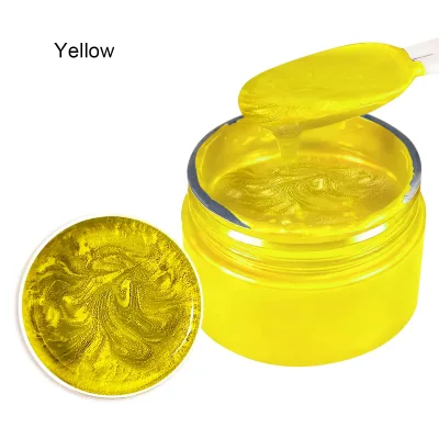 50g Premium Metallic Shimmer Pigment Cream Oil-Based Polymer Resin Opaque Countertop Coating Hand-made Resin Crafts