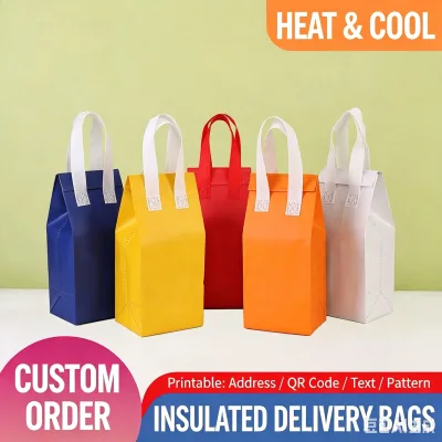Reusable Insulated Food Grade Custom Cooler Grocery Tote Bag Thermal Lining Leak Resistant Design 15L Capacity Customized Picnic