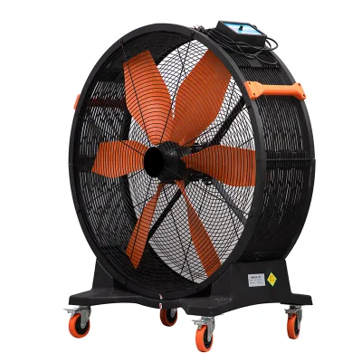 Electric Pedestal & Drum Fans for  Industrial Use Mobile Plastic Electric Floor Fan