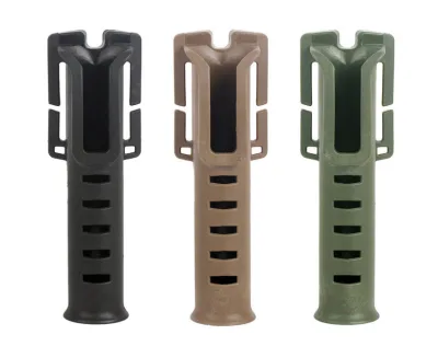 Black Portable Waist Belt Fishing Rod Holder Portable Pole Inserter Fish Rod for Outdoor Fishing Rod Inserting Device