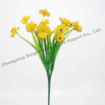 Factory Price Beautiful Spring Grass Flower Bouquet for Outdoor Front Porch Garden Patio Window Decoration