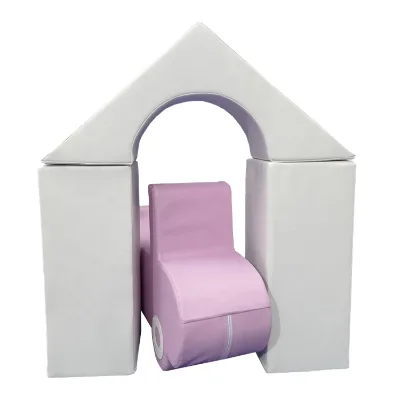 Popular White Soft Game Outdoor Playground Birthday Party Rental Activity Center Convenience Soft Playground Equipment