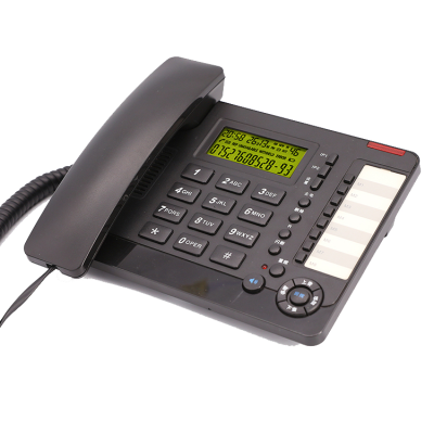 Big Button Business Telephone Crystal Dialpad Landline Trade Call Desk Display Caller ID Room/office Speed Dial Telephone