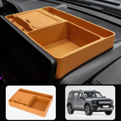 Dedicated for Haval H7 V7 Plus Screen Rear Silicone Storage Box Decorative Storage Supplies Haval H7 2026 Accessories