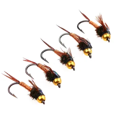 Copper John Fly Bionic Nymph Wet Fly Hook Hard Bait with Hooks Classic Fly Fishing Lure Fishing Trout Salmon River
