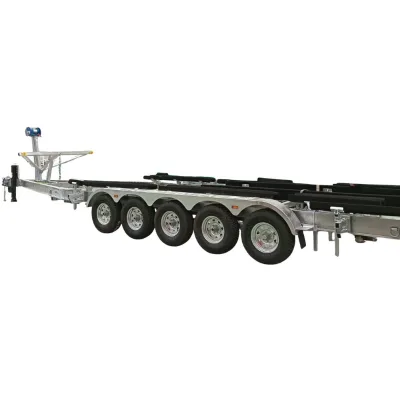 Utility Trailer Large Custom Made Four Axle Boat Trailers, Five Axle Boat Trailers Factory Straight Hair Extra-large Trailer