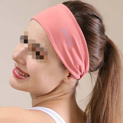 Wholesale Hot Sale Custom Logo Sports High Elastic Unisex Sweat Absorbing Yuga Wide Headband