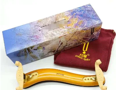 Wholesale High Grade FOM ME032 Wood Adjust Size Full Size Violin Shoulder Rest with Box
