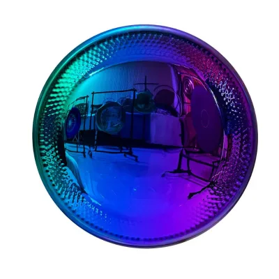 Sound Healing Gong-24 Inch 60CM Colorful Nickel Alloy Chau Gong with Mallet Sacred Geometry Sonic Therapy Vibrational Healing