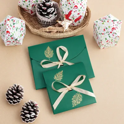 Factory Direct Sale Solid Color Kraft Paper Small Wallet Envelope Holiday Greeting Card Envelope with Multiple Specifications