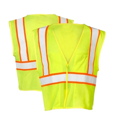 Fire Drill Flame-retardant Vest, Orange-red Reflective Waistcoat, Forest Patrol Vest, Firefighting and Rescue Vest