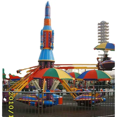Most Popular Amusement Park Rides Kids Rotary Playing Airplane Rides