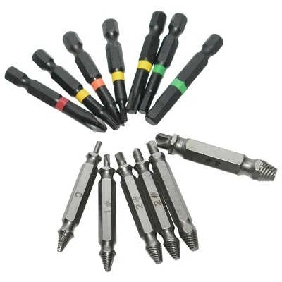 Factory-direct Sales China Screw Extractor Multi-functional Broken-bolt Removal Tool Hexagon Strong-magnet Phillips Slotted Bit