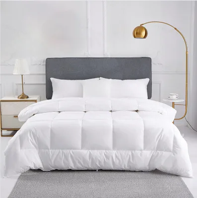 Seasonal Silk Velvet Quilt for Hotels Thick Core Bamboo Fabric Filled Specifically Designed