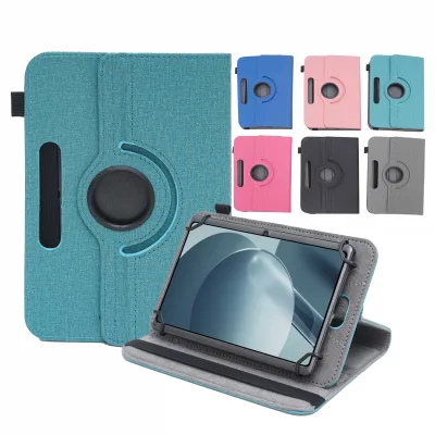 Tablet Protective case with a Large Circular Design Crosshatch Fabric It Is Suitable for Tablets with a 10-inch Screen