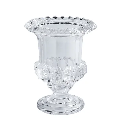 Discount Decorative Vase Glass Bottle Desktop Handicraft Decorative Glass Vases for Home