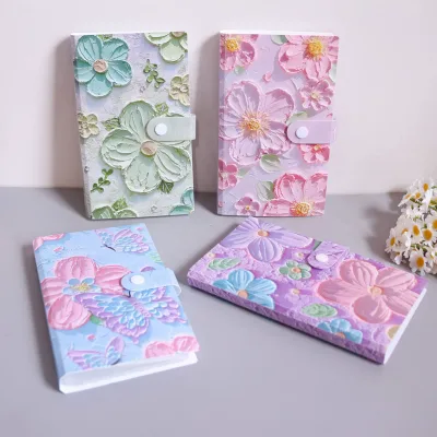 Oil Painting Style Insert-style 3 Inch Photo Album Customize Scrapbook Card Binder Photocards Collect Book