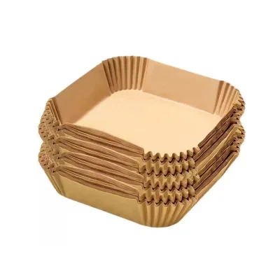 Natural Unbleached Parchment Paper for Air Fryer Free From Harmful Chemicals Safe and Healthy Liners and Plates